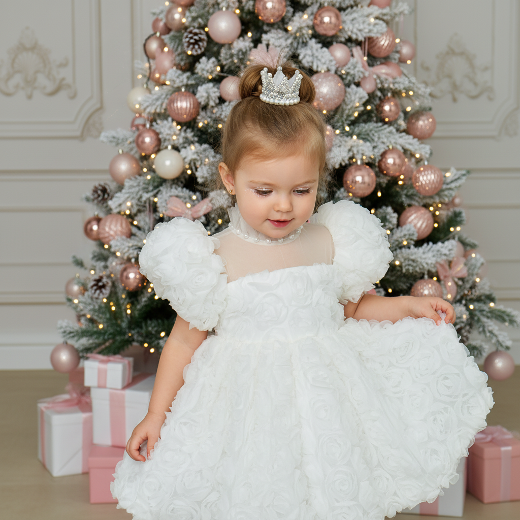 Chemical Fiber Blend Rosette Sleeveless Midi Dresses - image 2