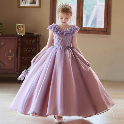 Chemical Fiber Blend Embroidery Sleeveless Maxi Dresses - image 2