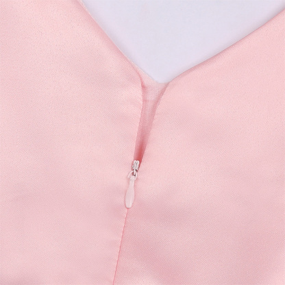 Satin Bow Cap Sleeve Regular Dresses - image 7