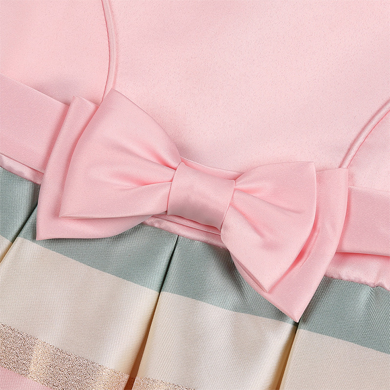 Satin Bow Cap Sleeve Regular Dresses - image 5