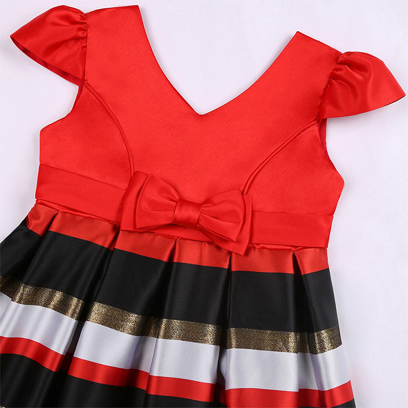 Satin Bow Cap Sleeve Regular Dresses - image 13