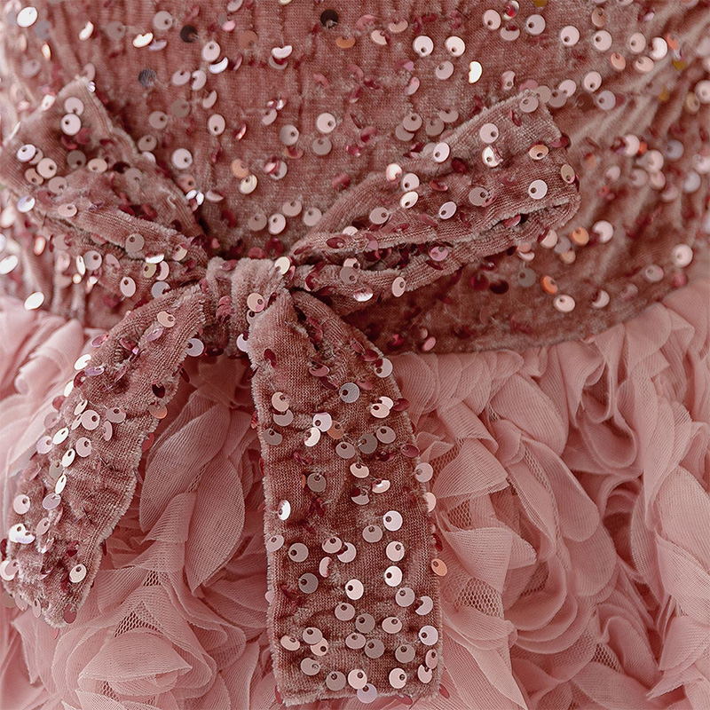Glitter Bow Sleeveless Midi Dresses - image 5