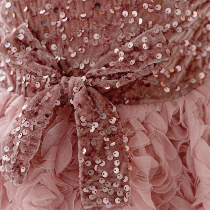 Glitter Bow Sleeveless Midi Dresses - image 5
