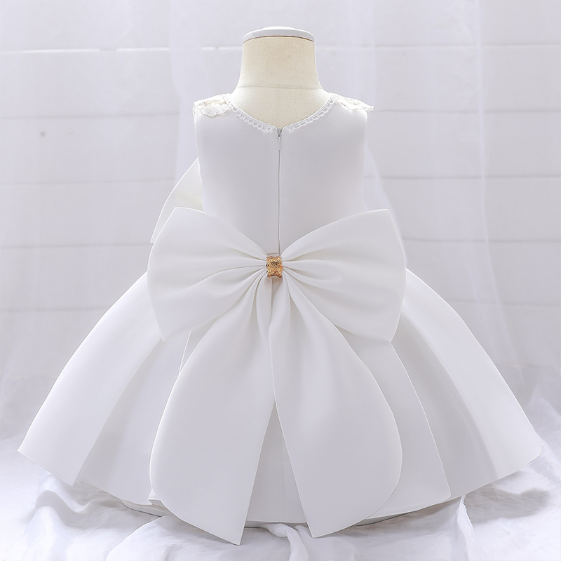 Satin Bow Sleeveless Midi Dresses - image 2