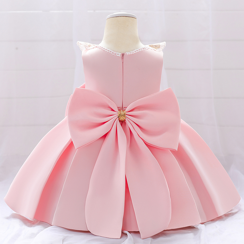 Satin Bow Sleeveless Midi Dresses - image 9