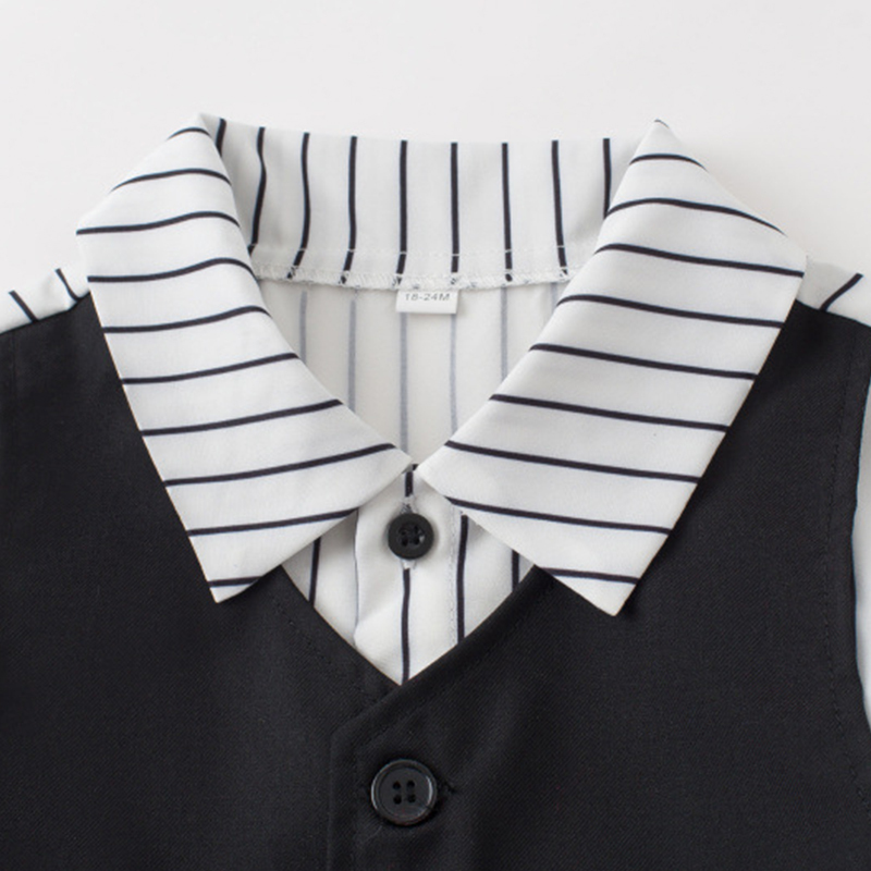 [Archive Sale] Cotton Bow Long Sleeve Regular 3-piece Formal Suit - image 8