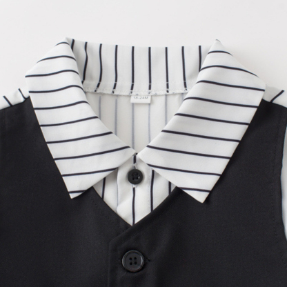 [Archive Sale] Cotton Bow Long Sleeve Regular 3-piece Formal Suit - image 8