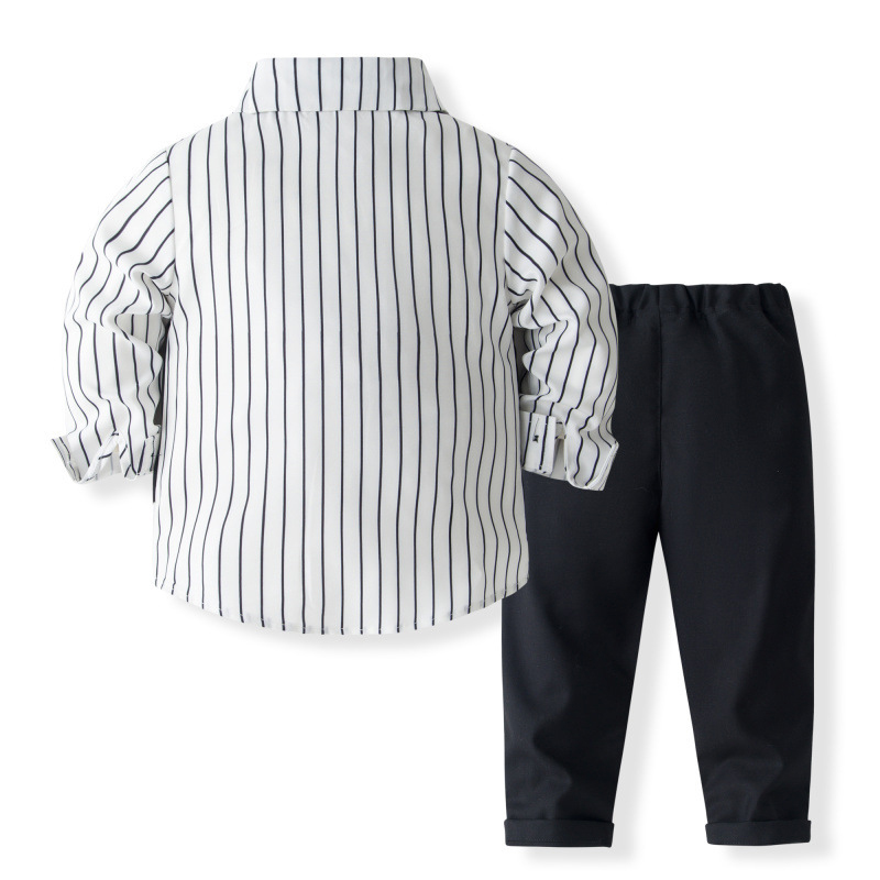 [Archive Sale] Cotton Bow Long Sleeve Regular 3-piece Formal Suit - image 6