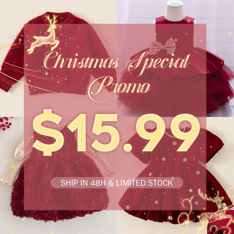 Special Promo $15.99 Christmas Red Outfit (110cm) – One Left | 48H Shipping - image 1