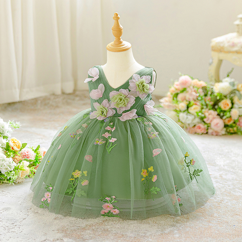 Mesh Rosette Sleeveless Midi Dresses - image 7