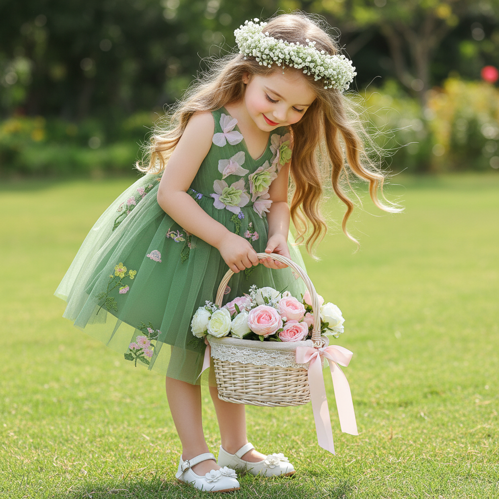 Mesh Rosette Sleeveless Midi Dresses - image 4