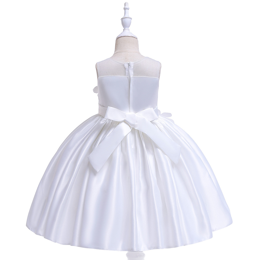 Satin Rosette Sleeveless Midi Dresses - image 20
