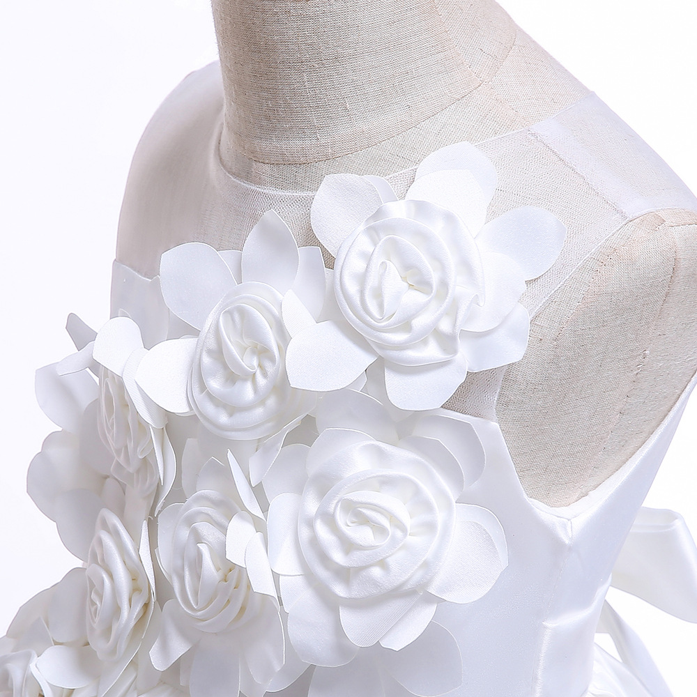 Satin Rosette Sleeveless Midi Dresses - image 22