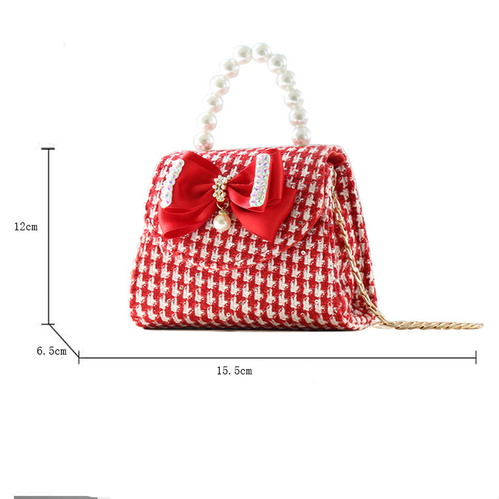 Houndstooth With Pearls Bags - Houndstooth - 4-12Y - image 6