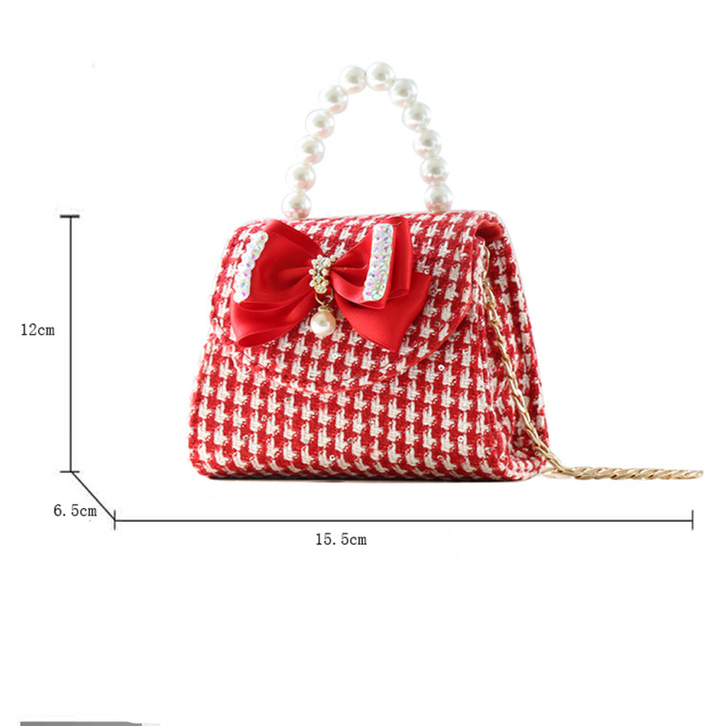 Houndstooth With Pearls Bags - Houndstooth - 4-12Y - image 6