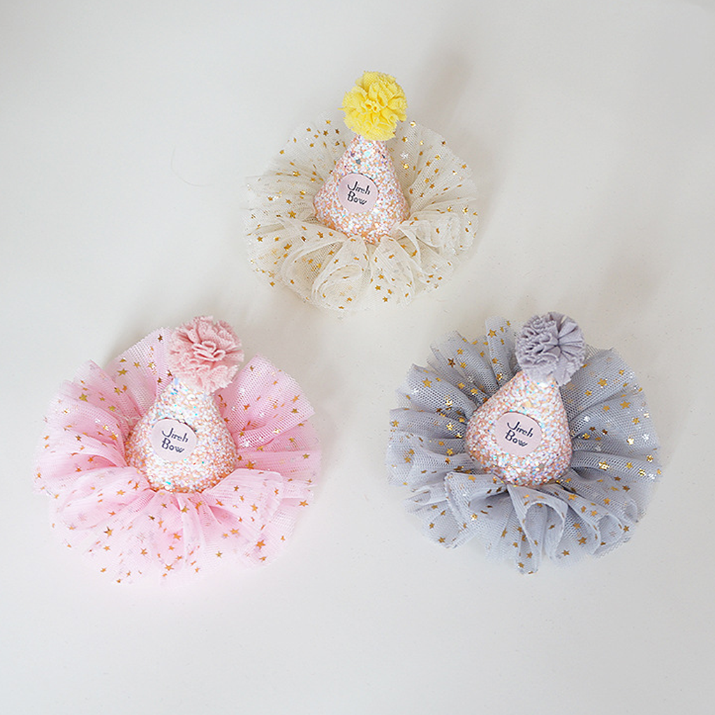 Polka Dots Fuzzy Ball Hairband - image 1