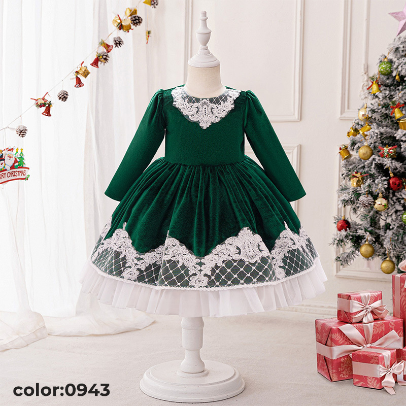 Green Christmas Dress Only $15.99  (110cm size) – One Left | 48H Shipping - 0943 - 110cm - image 2
