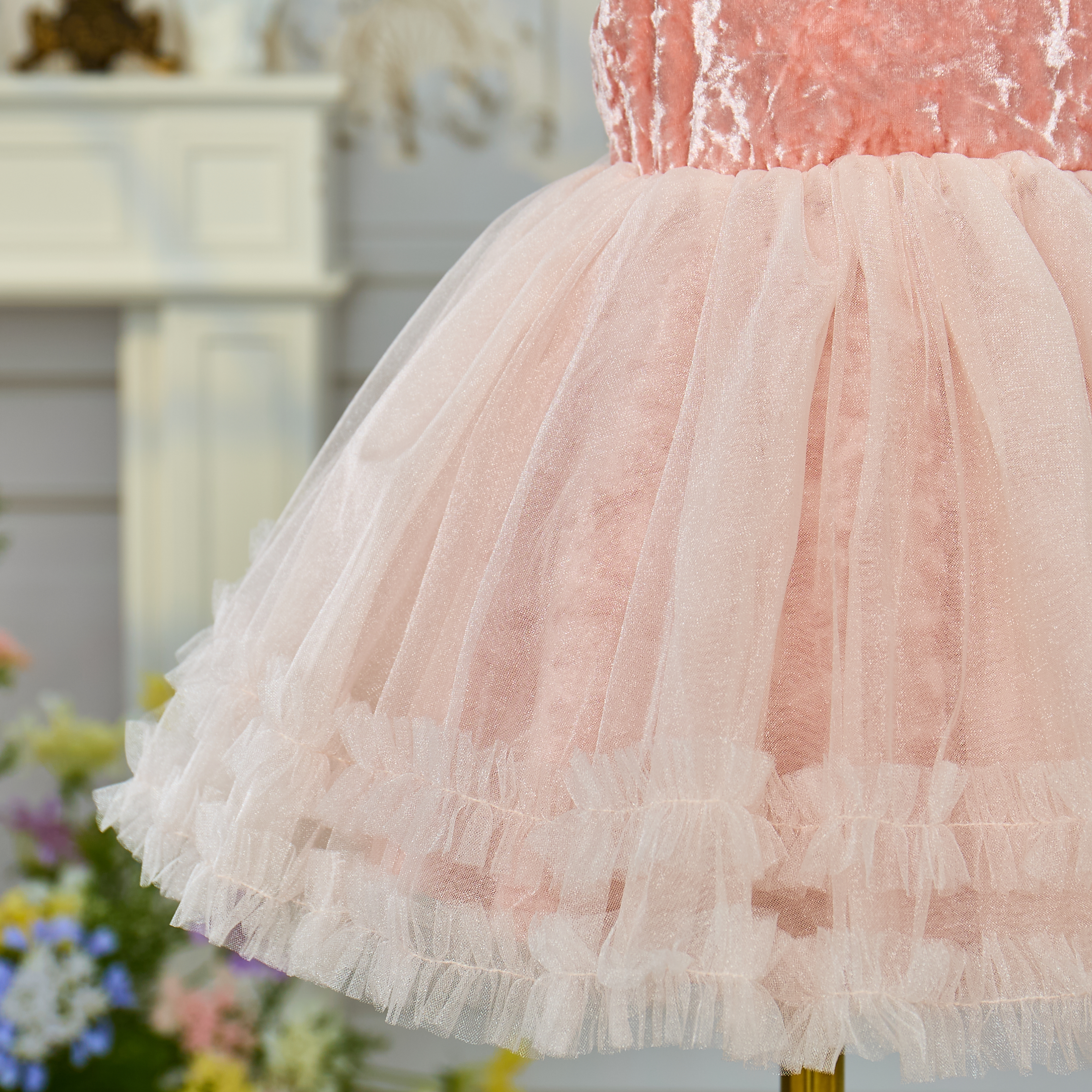 [Archive Sale] Mesh Split Joint Sleeveless Midi Dresses - image 14