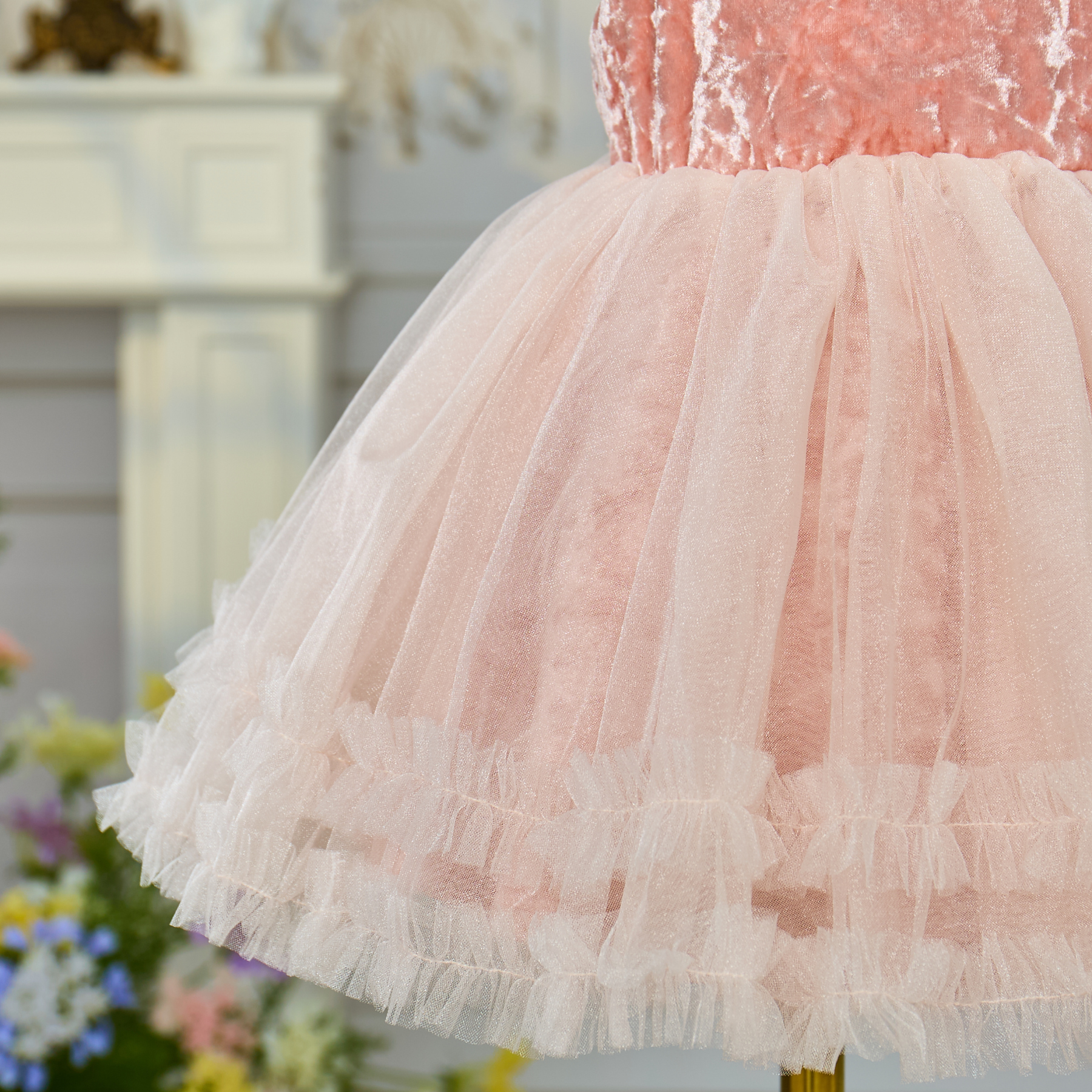 [Archive Sale] Mesh Split Joint Sleeveless Midi Dresses - image 14