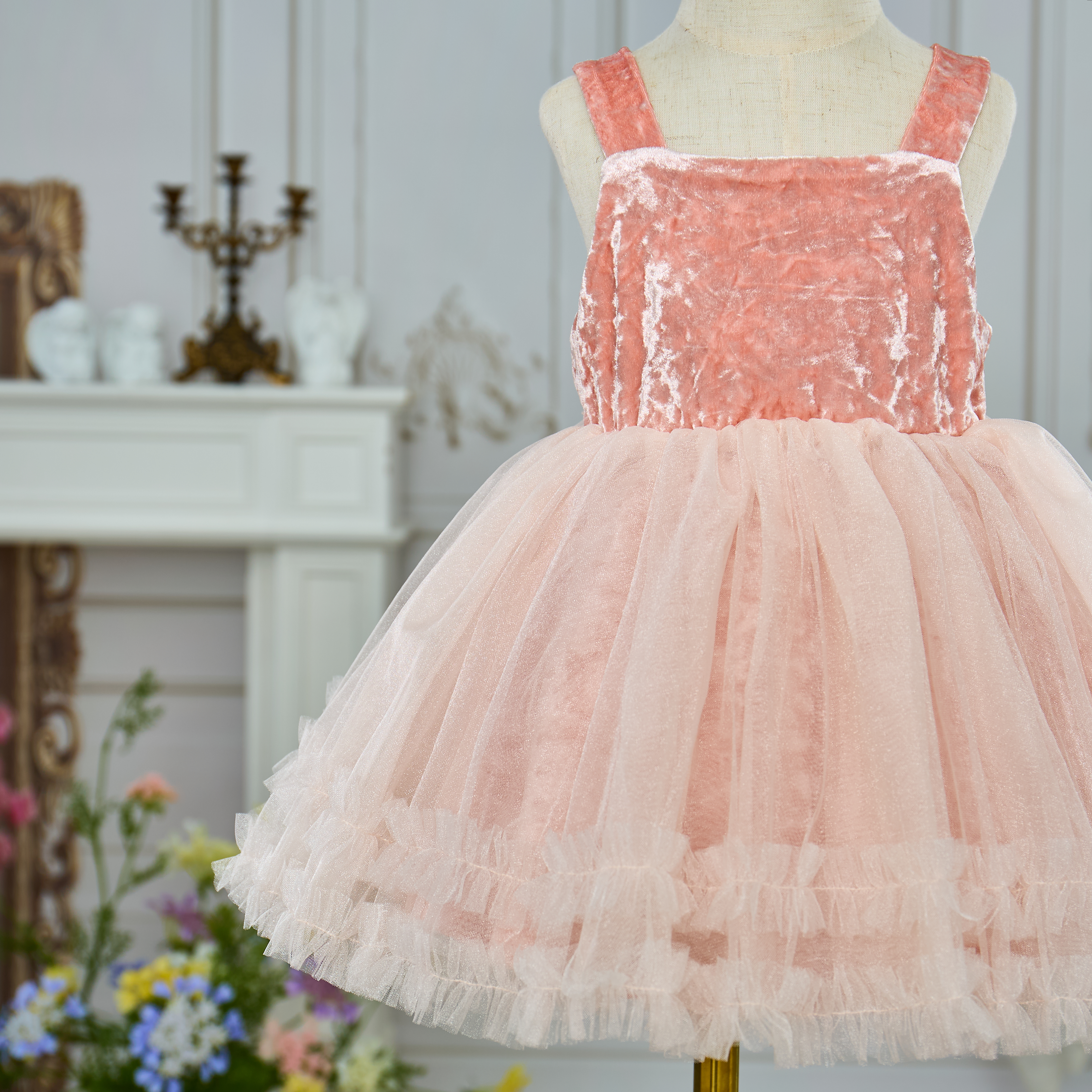 [Archive Sale] Mesh Split Joint Sleeveless Midi Dresses - image 11