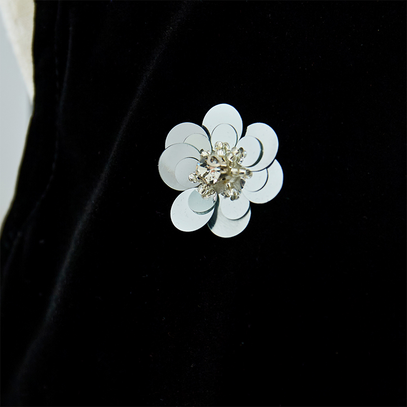 [Archive Sale] Velvet Split Joint Sleeveless Midi Dresses - image 7