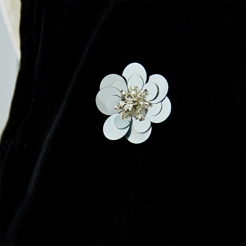 [Archive Sale] Velvet Split Joint Sleeveless Midi Dresses - image 7