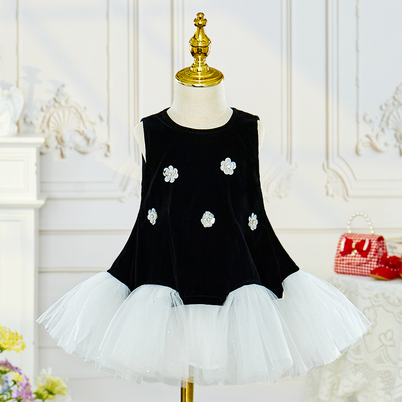 [Archive Sale] Velvet Split Joint Sleeveless Midi Dresses - image 3