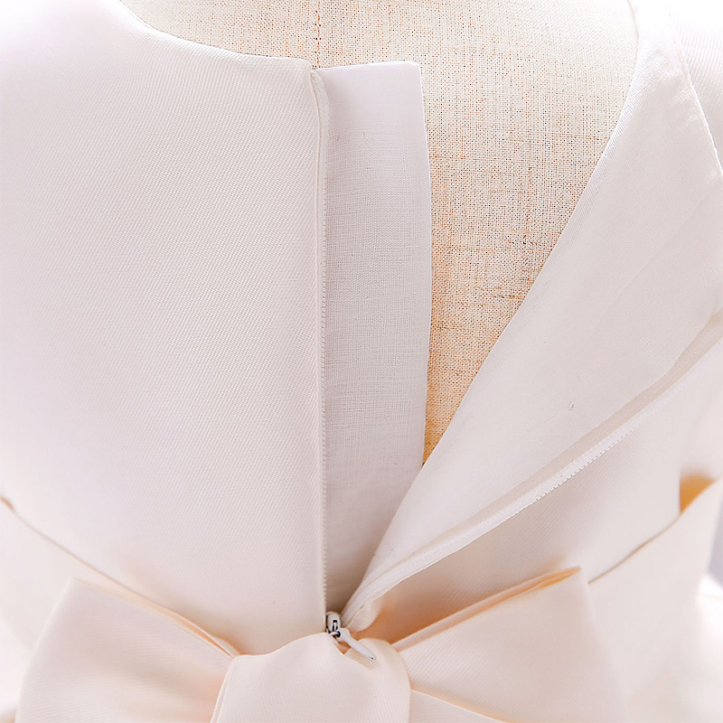 Satin Bow Sleeveless Regular Dresses - image 30