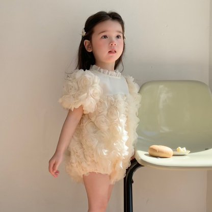 Cotton Rosette Short Sleeve Regular Bodysuit - image 10