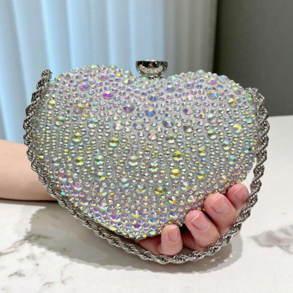 Solid With Rhinestones Bags - Silver - 4-16Y - image 1