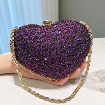 Solid With Rhinestones Bags - Purple - 4-16Y - image 11