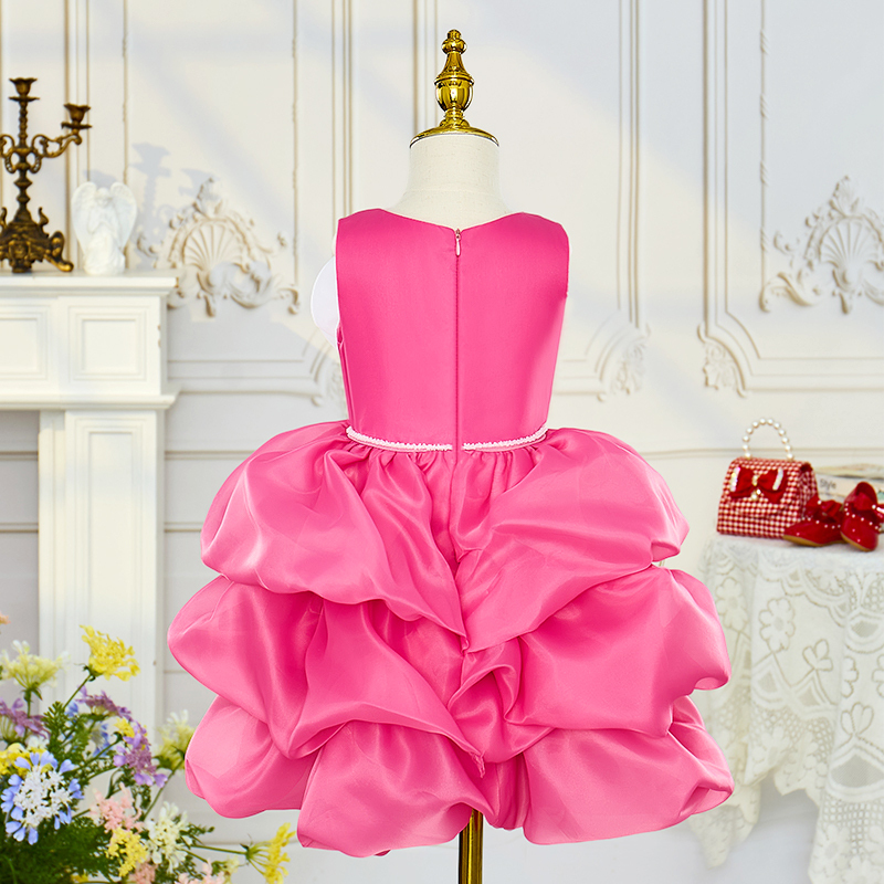 Organza Rosette Sleeveless Midi Dresses - image 2