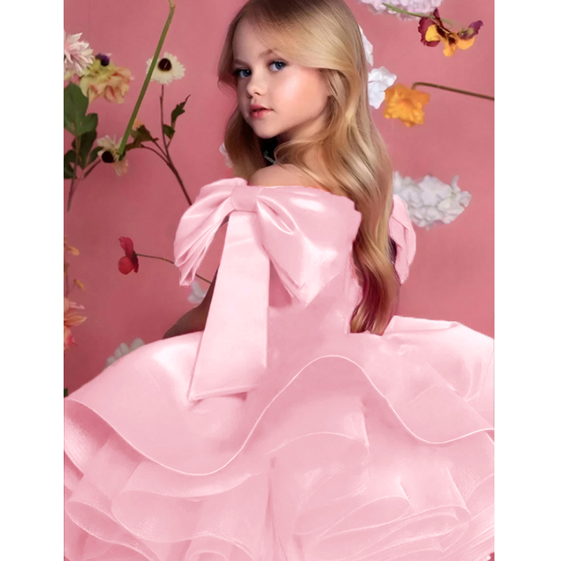 Satin Bow Sleeveless Regular Dresses - image 4