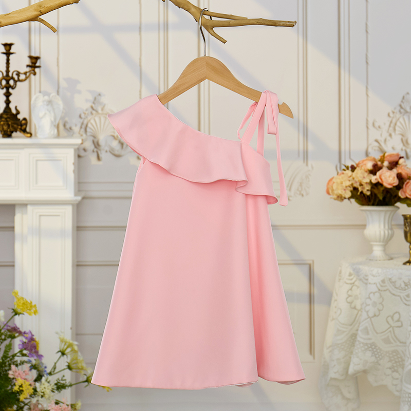 Scuba Knit Flouncing Sleeveless Regular Dresses - image 3