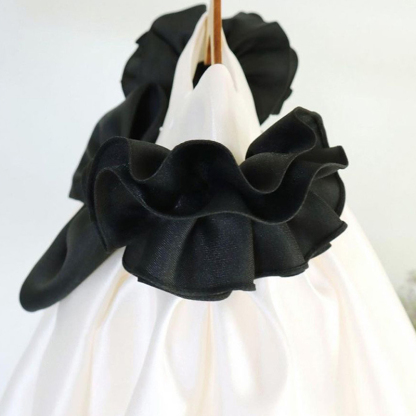 Satin Bow Sleeveless Midi Dresses - image 6