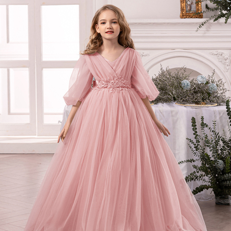 Mesh Folds Bow Sleeveless Regular Dresses - image 2