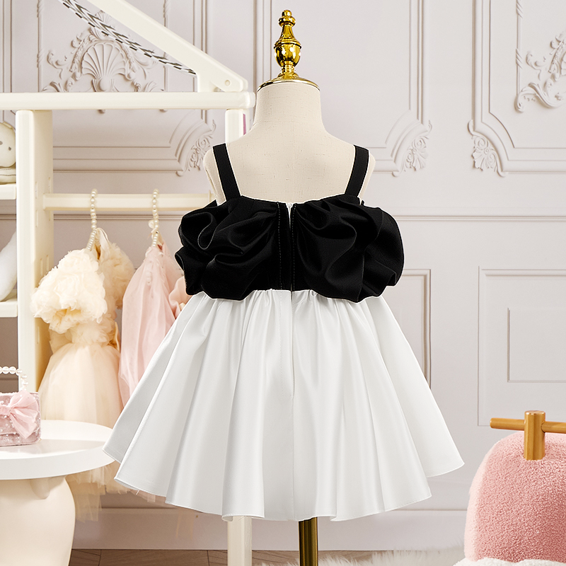 Satin Bow Sleeveless Midi Dresses - image 3