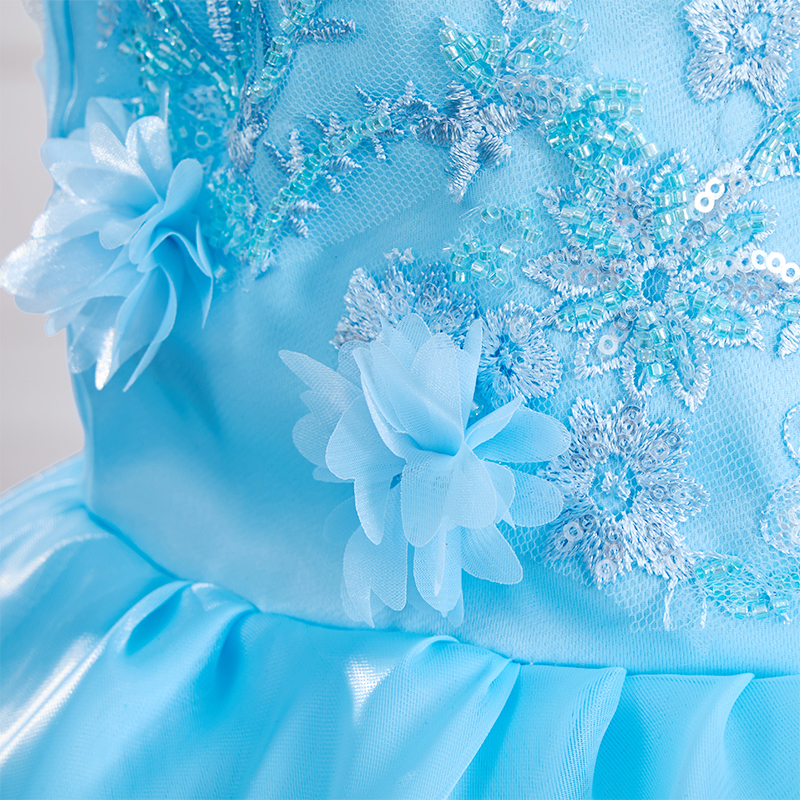 Organza Rosette Bow Sleeveless Regular Dresses - image 10