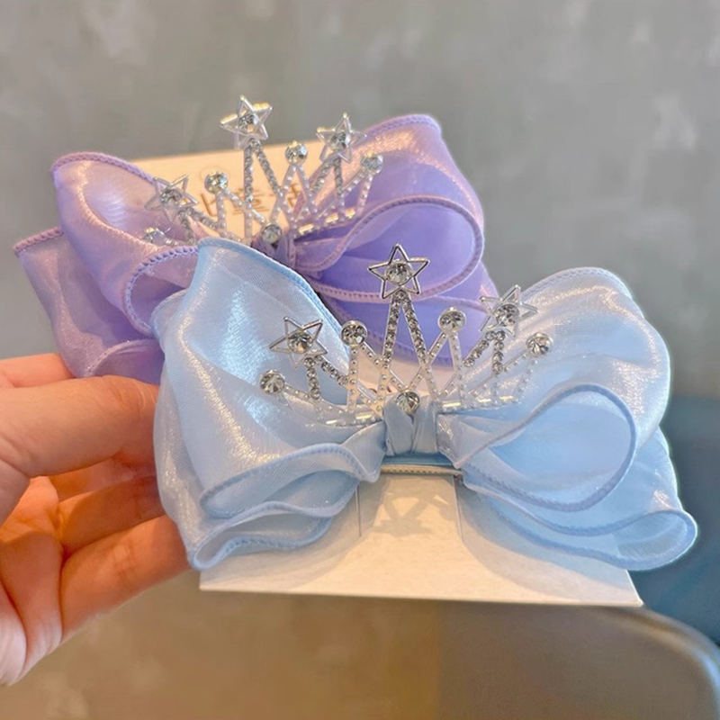 Solid With Bow Barrette - image 2