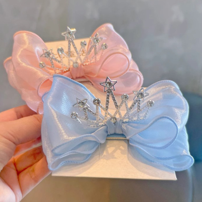 Solid With Bow Barrette - image 1