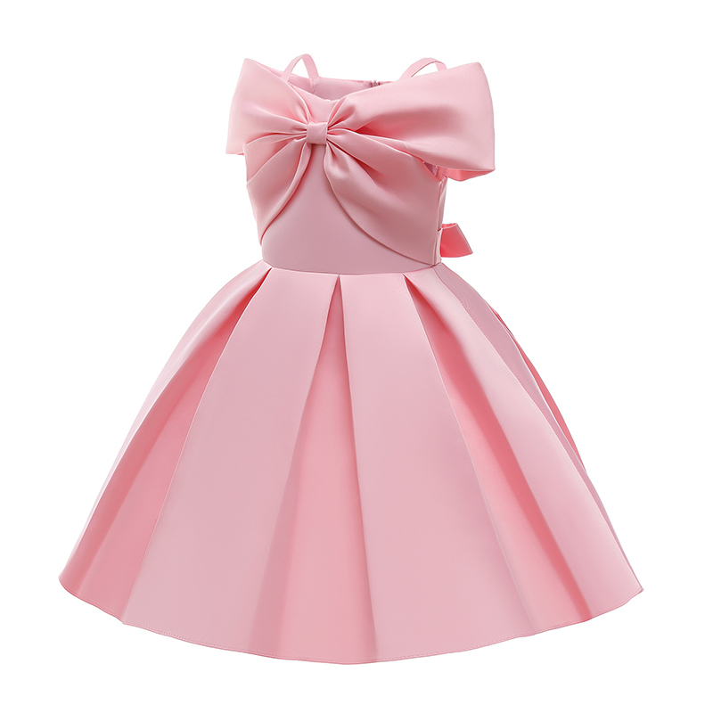 Satin Bow Cap Sleeve Midi Dresses - image 5