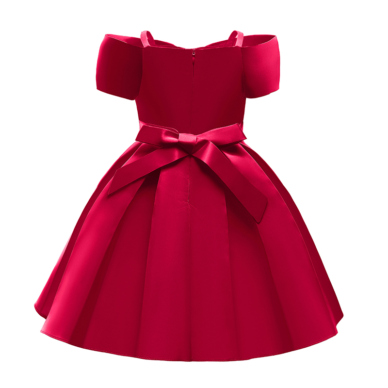 Satin Bow Cap Sleeve Midi Dresses - image 13
