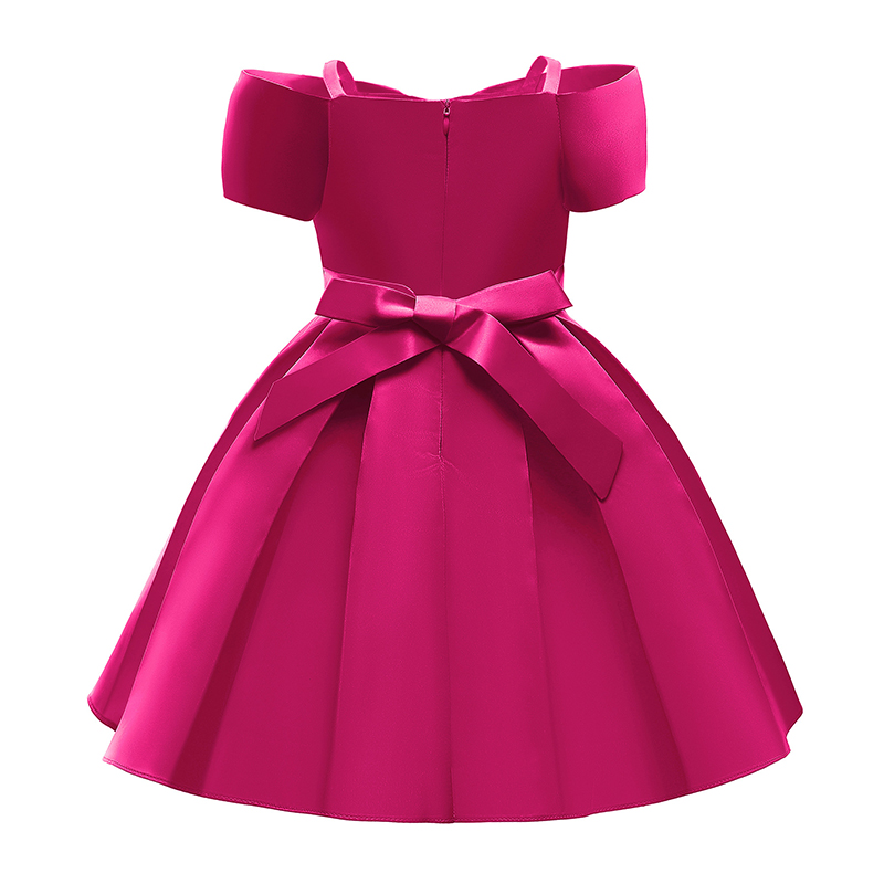 Satin Bow Cap Sleeve Midi Dresses - image 19