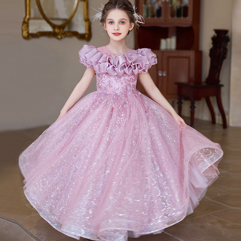 Mesh Fluffy Sleeveless Maxi Dresses - image 7