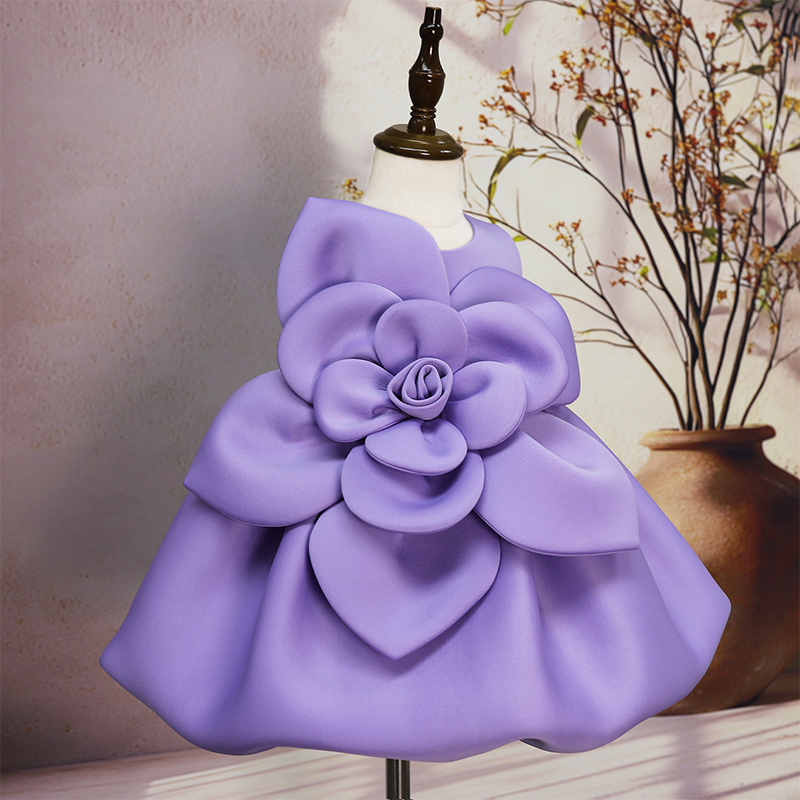 Scuba Knit Rosette Sleeveless Midi Dresses - image 2