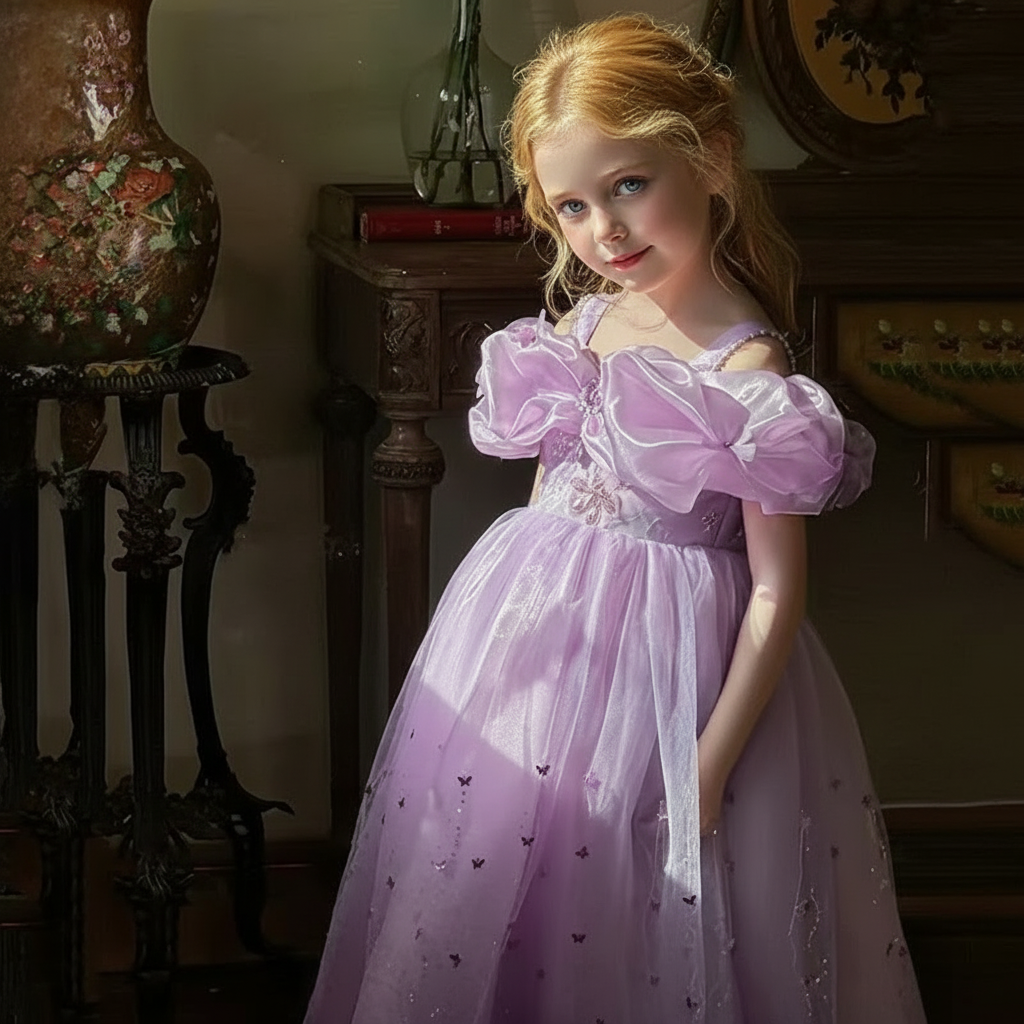 Organza Sequins Rosette Sleeveless Maxi Dresses - image 2