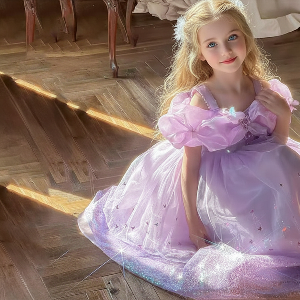 Organza Sequins Rosette Sleeveless Maxi Dresses - image 4