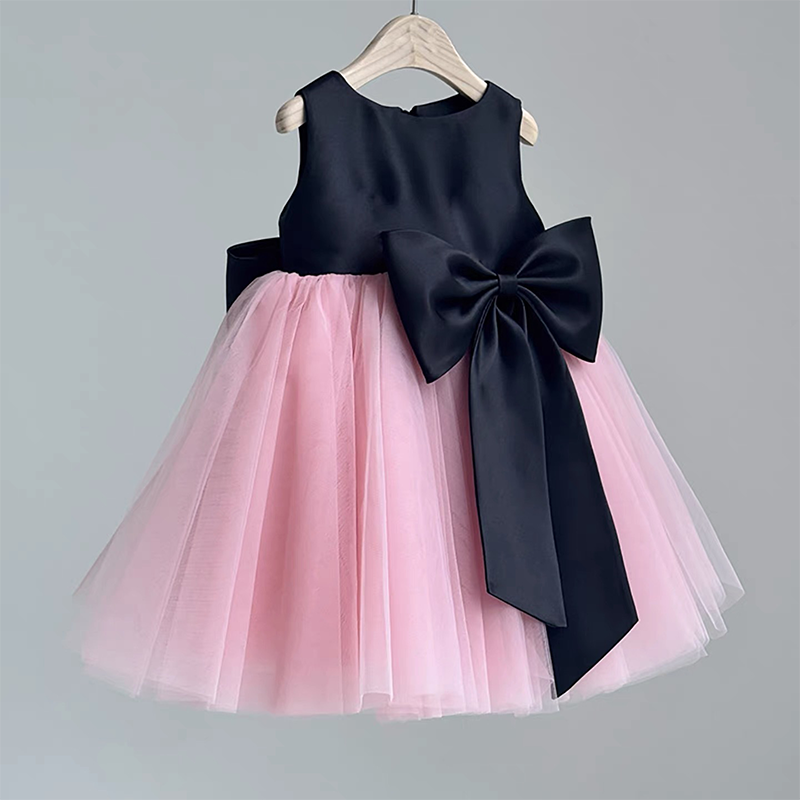 Mesh Bow Sleeveless Midi Dresses - image 2
