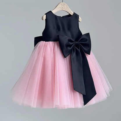 Mesh Bow Sleeveless Midi Dresses - image 2