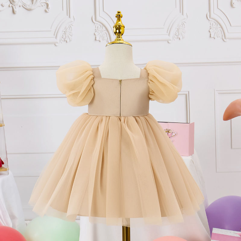Mesh Split Joint Short Sleeve Midi Dresses - image 2